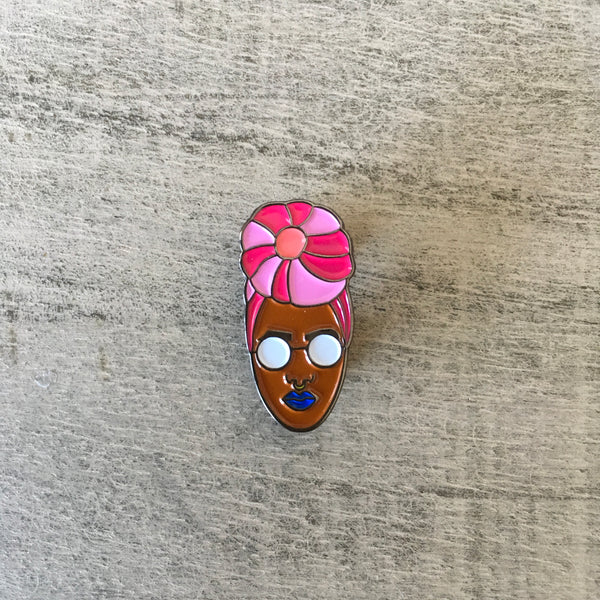 Turbanista pin | Enamel pin