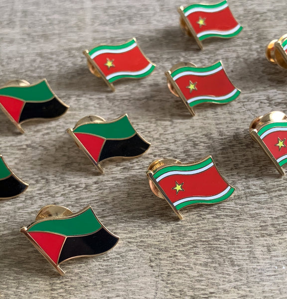 FWI Drapeau - Martinique - Guadeloupe - Guyane flags | Enamel pin