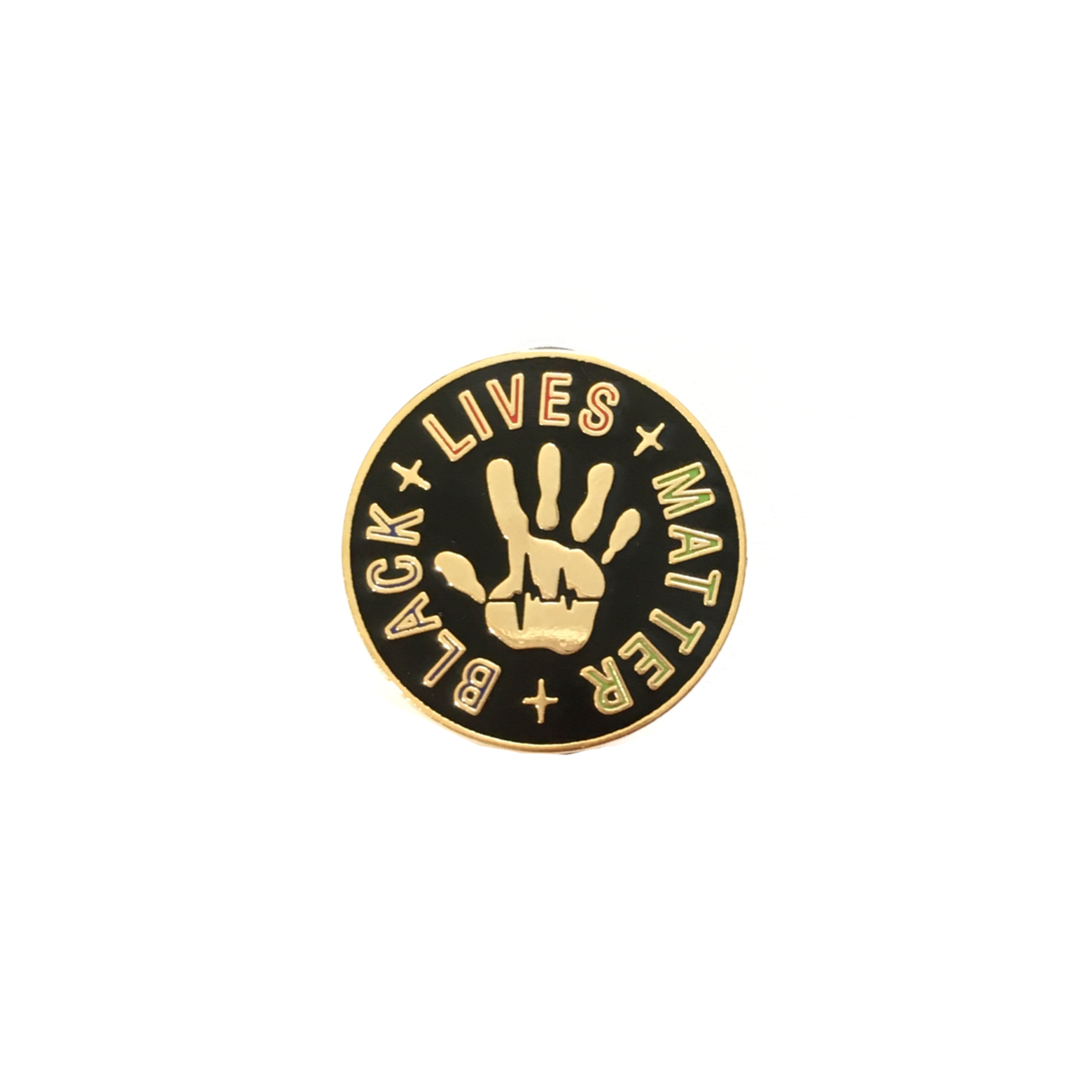 Black lives matter hand pin | Enamel pin