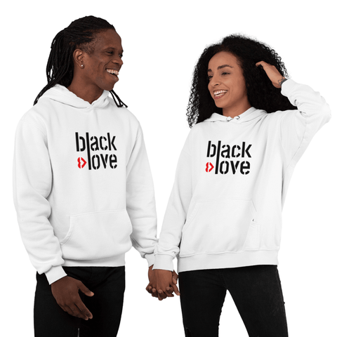 I Love Black Love Unisex Hoodie | 