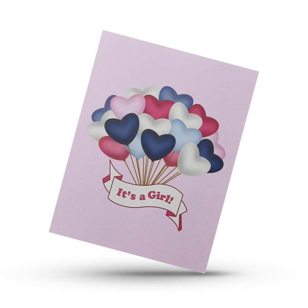 It's a Girl Greeting Card