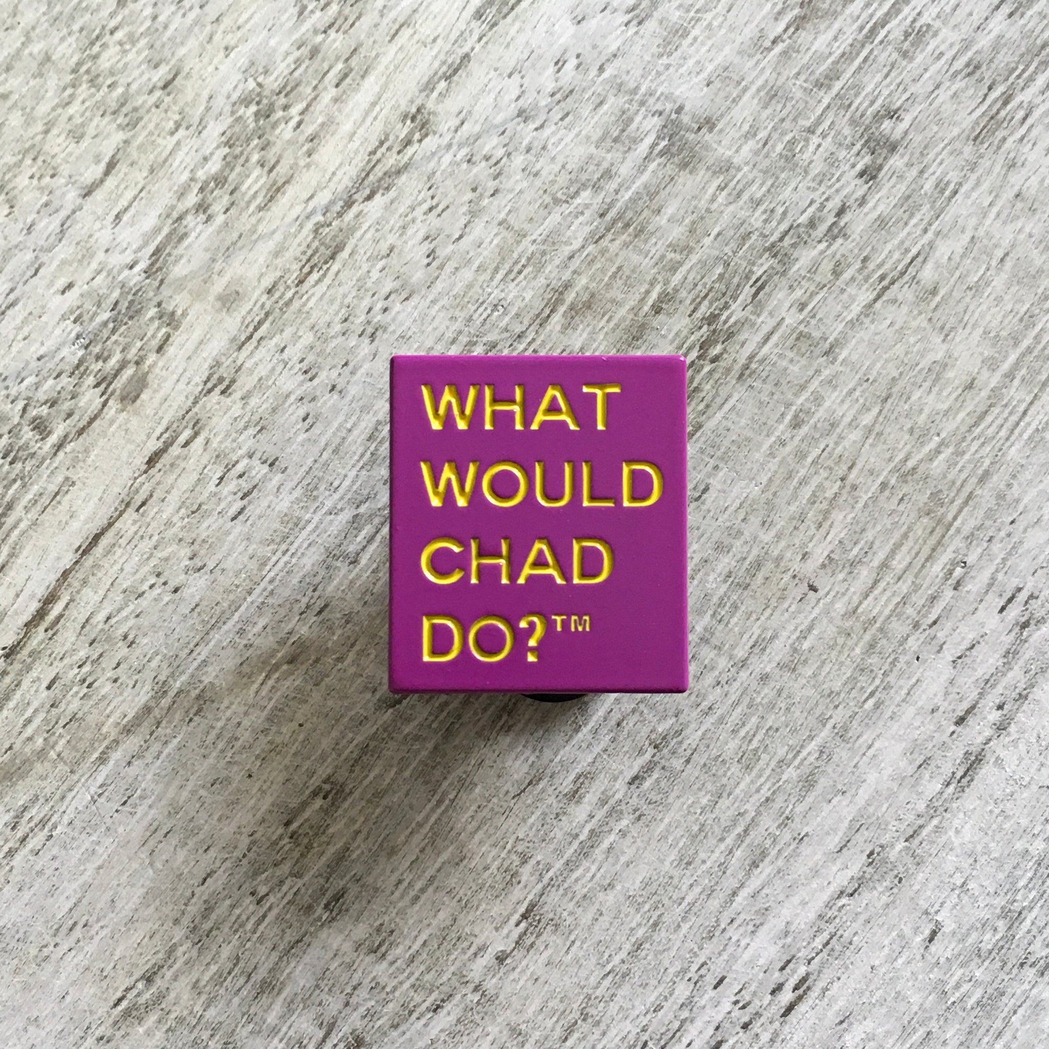 Copy of What Would Chad Do?™ pin