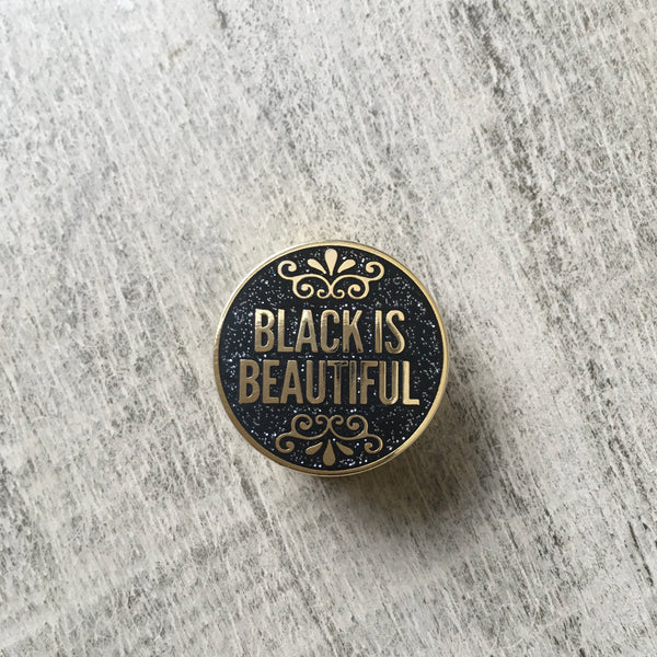 Black is beautiful pin | Enamel pin