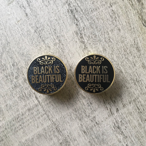 Black is beautiful pin | Enamel pin