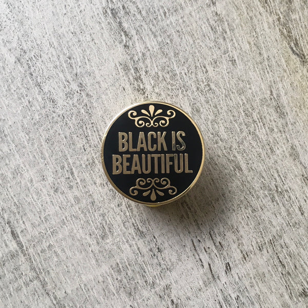 Black is beautiful pin | Enamel pin