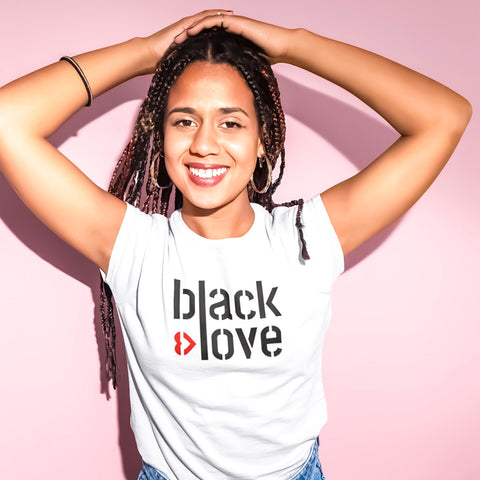 I ♥ Black Love Unisex T-Shirt | 