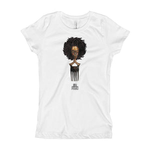 Afro Pick Mask T-Shirt - Afro (Girl) | 