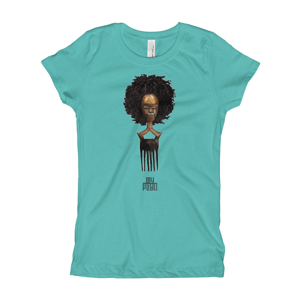 Afro Pick Mask T-Shirt - Afro (Girl) | 