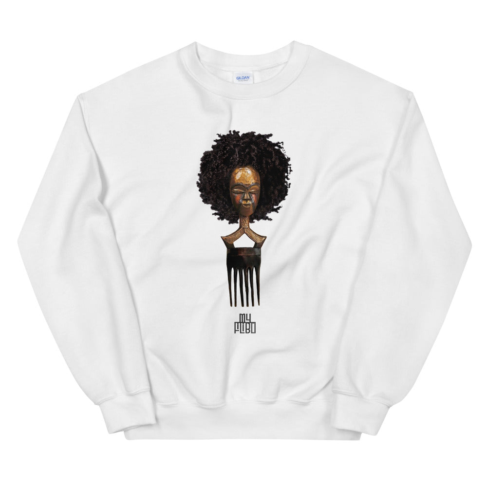 Afro pick mask sweatshirt - Afro | 